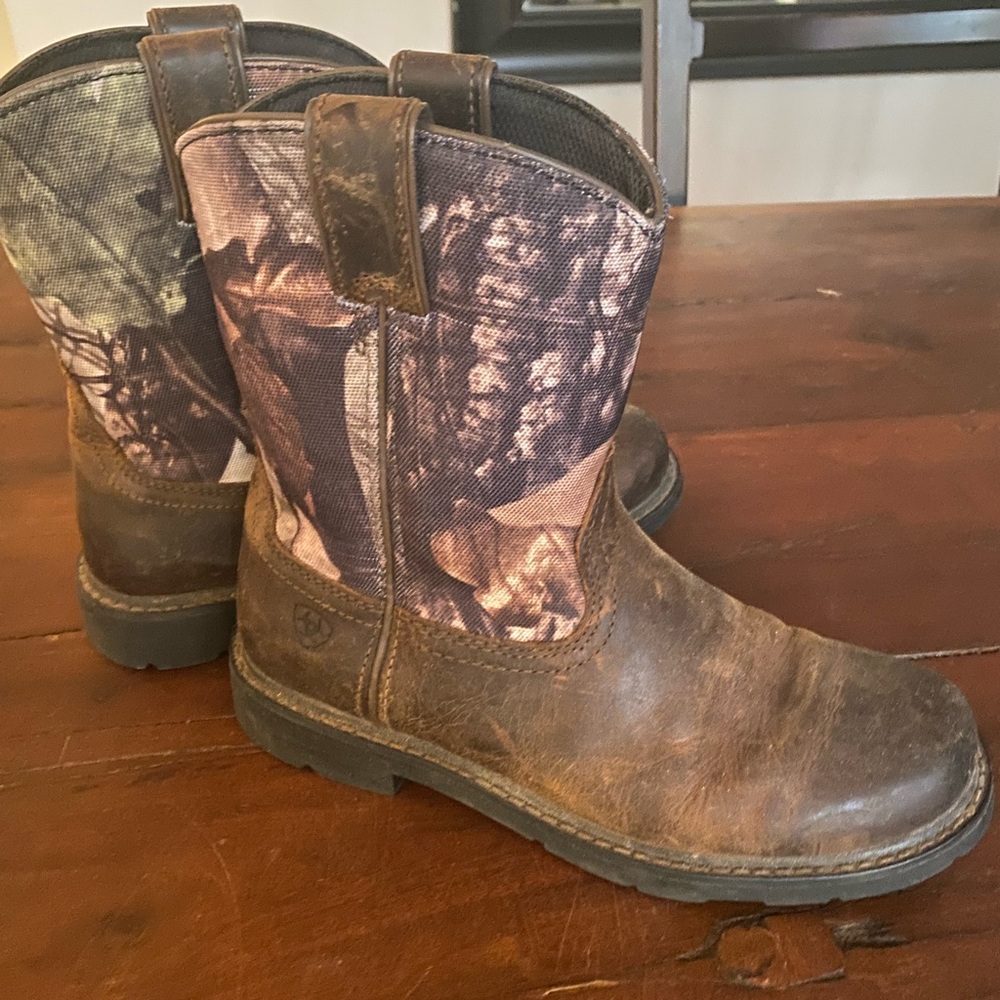 Ariat Big Kids Sierra Western Camo Boot